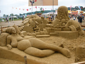 Glastonbury 2009 - Sand Sculpture